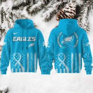 All Team NFL x Prostate Cancer Philadelphia Eagles Prostate Cancer Awareness Hoodie All Team NFL x Prostate Cancer Philadelphia Eagles Prostate Cancer Awareness Hoodie