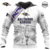 Baltimore Ravens themed Salute to Service Style Hoddie Baltimore Ravens themed Salute to Service Style Hoddie
