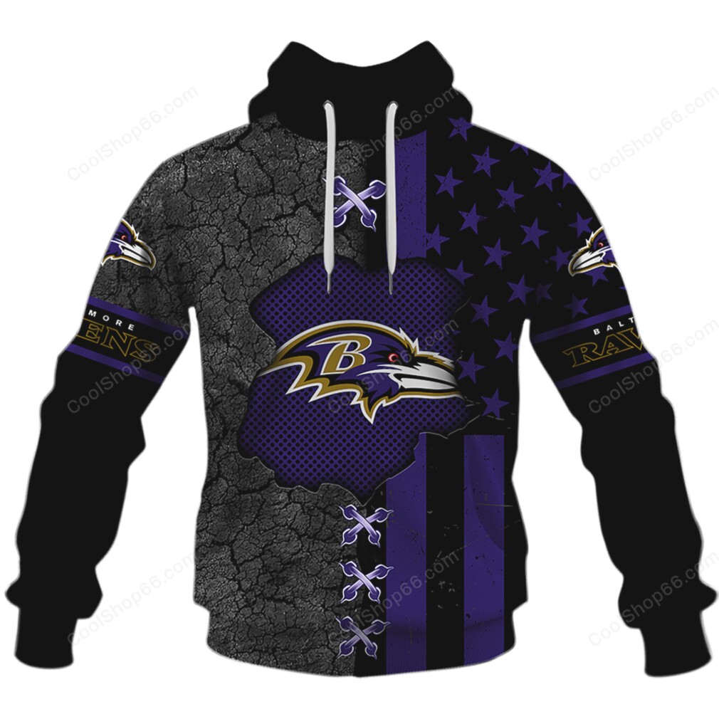 Baltimore Ravens Custom Legacy Hoodie Baltimore Ravens Custom Legacy Hoodie