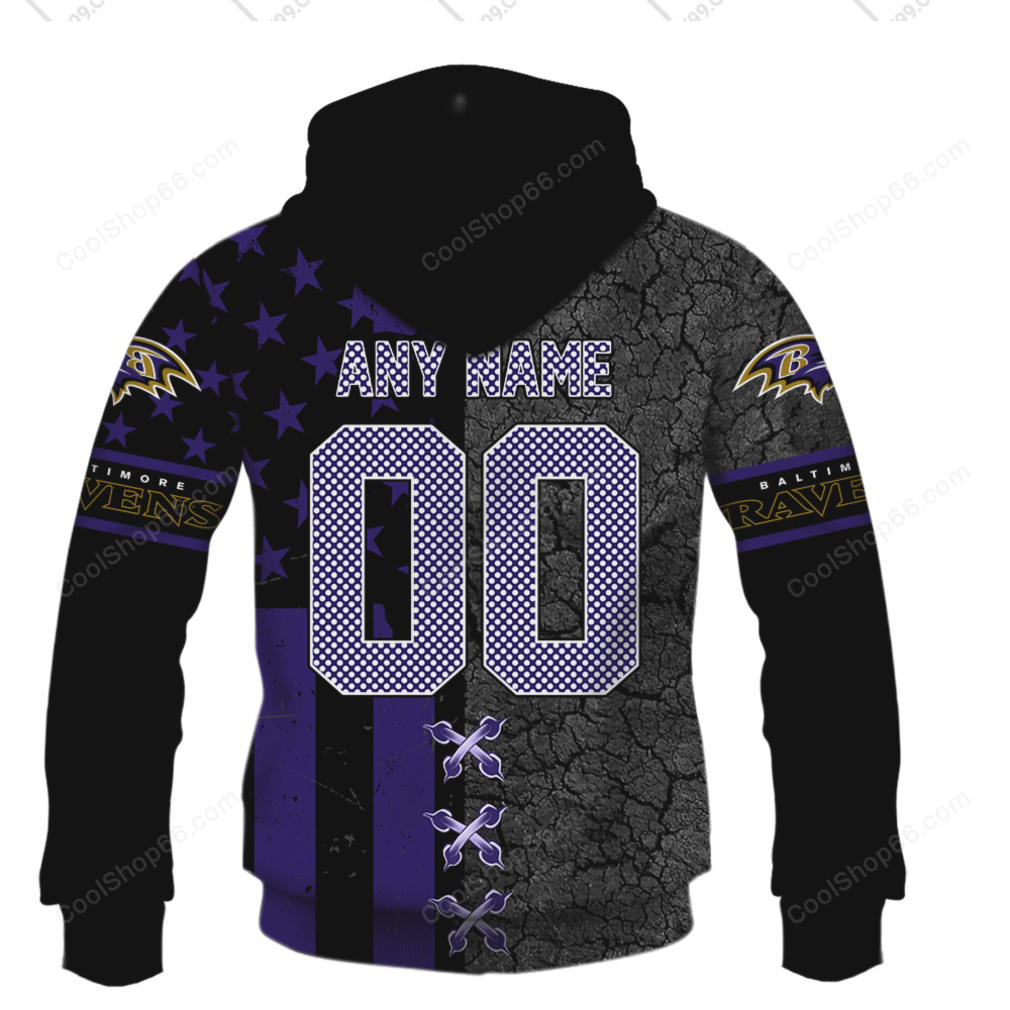 Baltimore Ravens Custom Legacy Hoodie Baltimore Ravens Custom Legacy Hoodie
