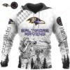 Baltimore Ravens Dark Side of the Moon Hoodie Baltimore Ravens Dark Side of the Moon Hoodie