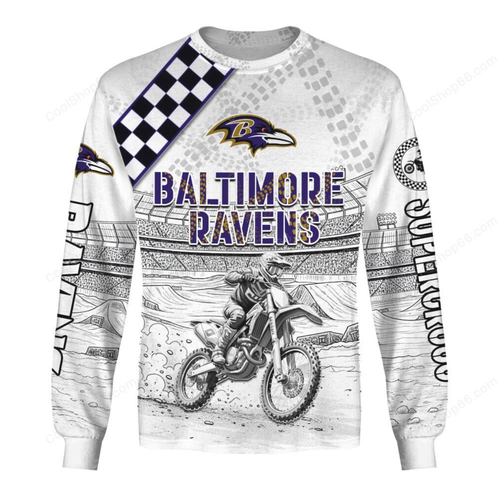 Baltimore Ravens Off Road Racing Shirt Baltimore Ravens Off Road Racing Shirt
