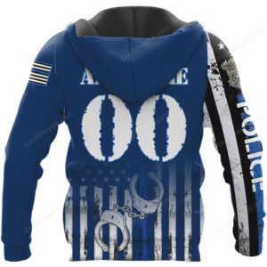 Baltimore Ravens Police American Flag Apparel Hoddie