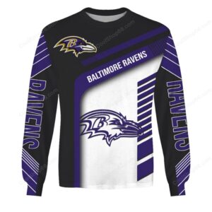 Baltimore Ravens White & Purple Halftime Hoddie
