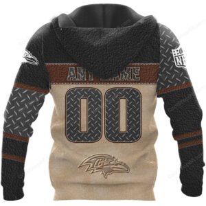 Baltimore Ravens themed Salute to Service Style Hoddie