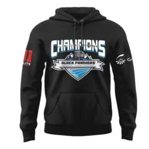 Black Panthers Champions France Team Photo Hoodie