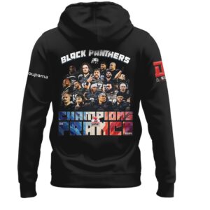 Black Panthers Champions France Team Photo Hoodie