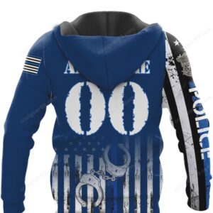 Blue Line Cowboys Honoring Law Enforcement Hoddie