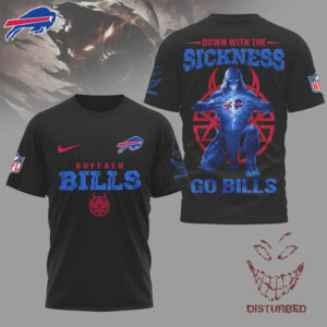 Buffalo Bills Disturbed Down with the Sickness T Shirt