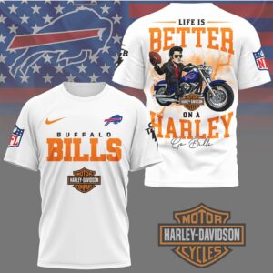 Buffalo Bills Harley Davidson Fan T Shirt Buffalo Bills Harley Davidson Fan T Shirt