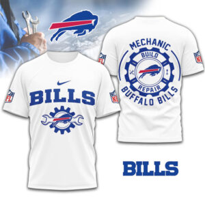 Buffalo Bills Mechanic Build & Repair T Shirt
