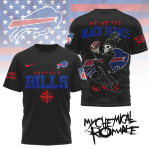 Buffalo Bills x My Chemical Romance 'The Black Parade' T Shirt