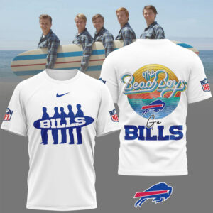 Buffalo Bills x The Beach Boys Collaboration T Shirt