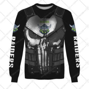 Canberra Raiders NRL PUNISHER NFL Hoodie