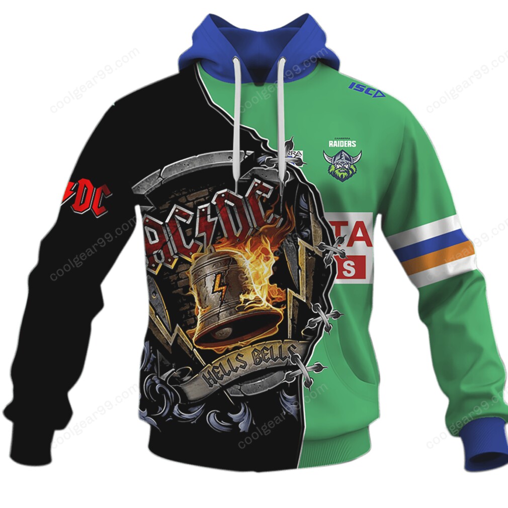 Canberra Raiders NRL x ACDC Hoodie Canberra Raiders NRL x ACDC Hoodie