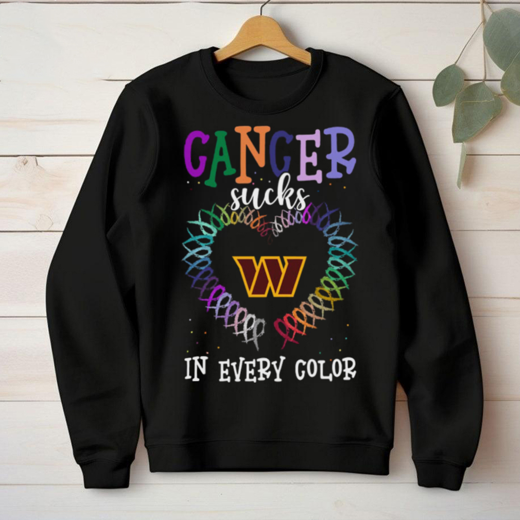 Cancer Sucks in Every Color Awareness T Shirt Cancer Sucks in Every Color Awareness T Shirt