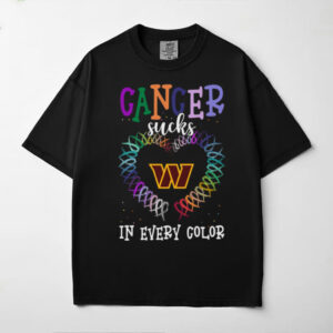 Cancer Sucks in Every Color Awareness T Shirt