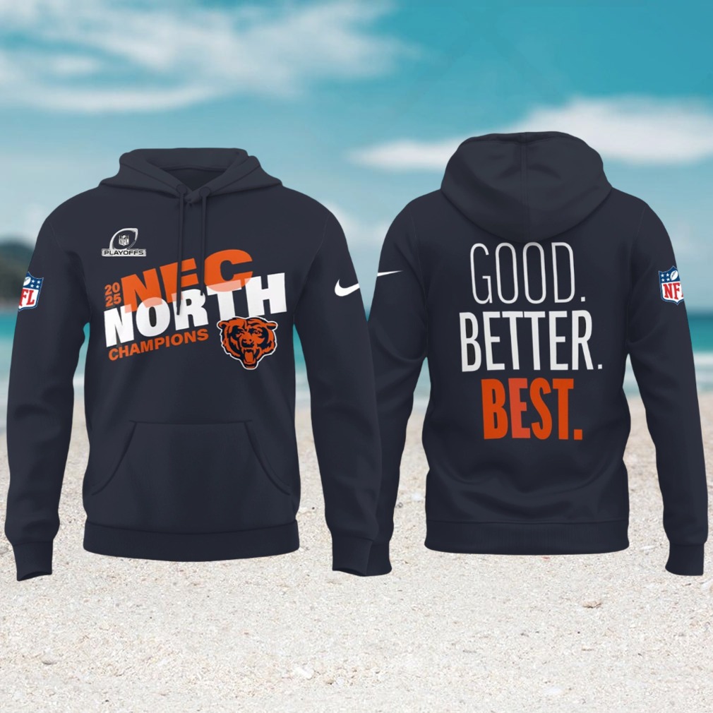 Chicago Bears 2025 NFC North Division Champions Navy Hoodie Chicago Bears 2025 NFC North Division Champions Navy Hoodie