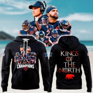 Chicago Bears 2025 NFC North Hoodie Chicago Bears 2025 NFC North Hoodie