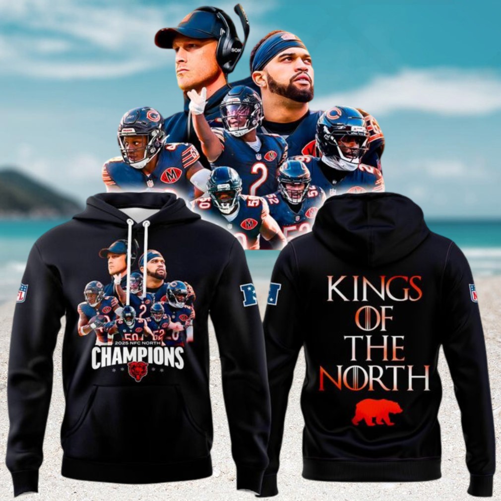 Chicago Bears 2025 NFC North Hoodie Chicago Bears 2025 NFC North Hoodie