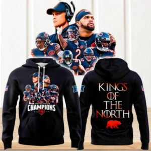 Chicago Bears 2025 NFC North Hoodie