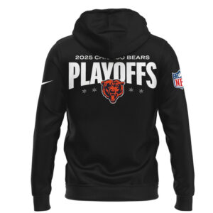 Chicago Bears 2025 NFL Playoffs Ready Hoodie Chicago Bears 2025 NFL Playoffs Ready Hoodie