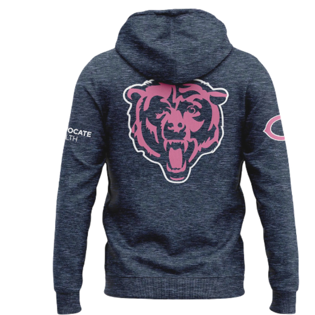 Chicago Bears Advocate Health Breast Cancer Awareness Hoodie Chicago Bears Advocate Health Breast Cancer Awareness Hoodie