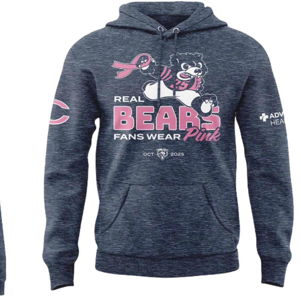 Chicago Bears Advocate Health Breast Cancer Awareness Hoodie Chicago Bears Advocate Health Breast Cancer Awareness Hoodie