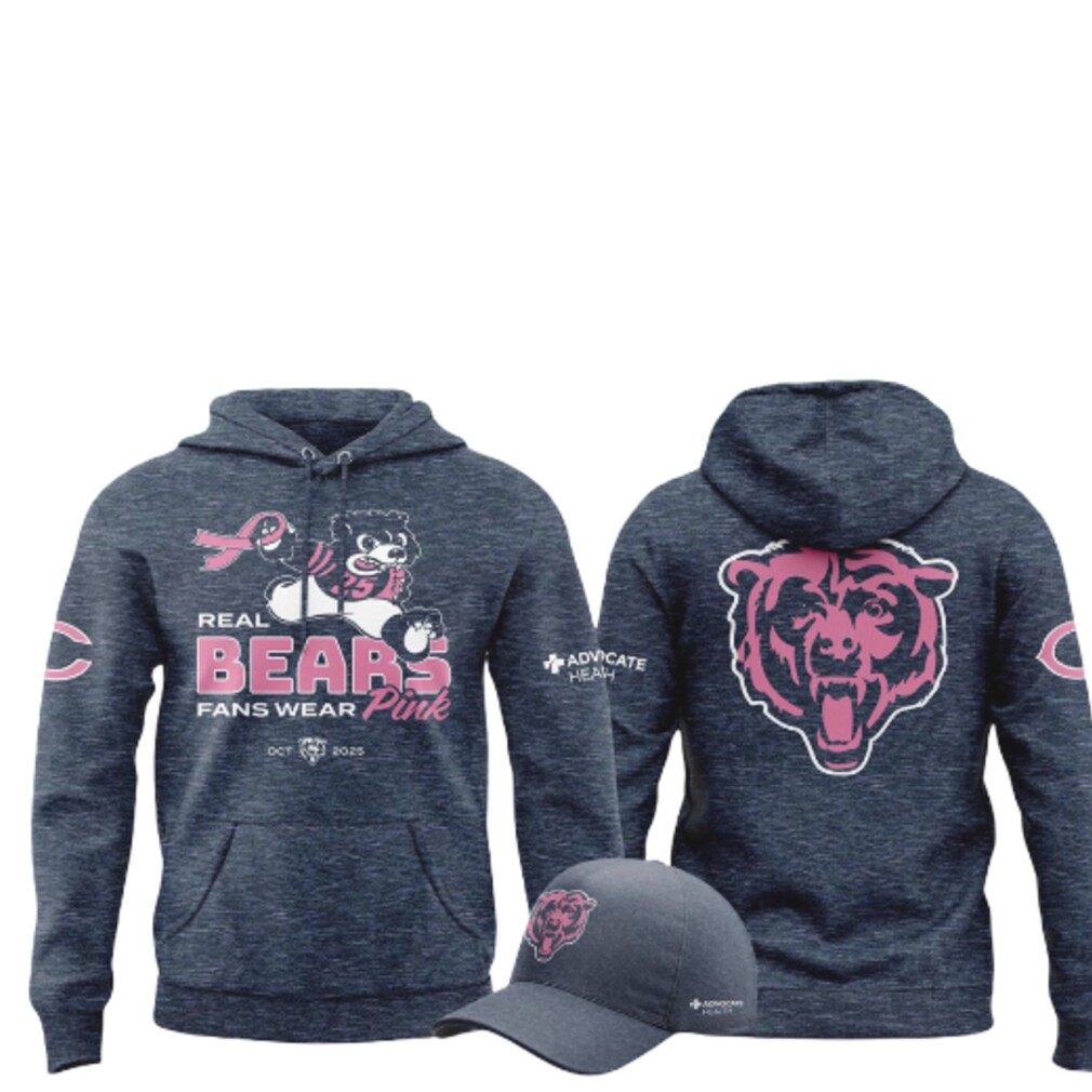 Chicago Bears Advocate Health Breast Cancer Awareness Hoodie Chicago Bears Advocate Health Breast Cancer Awareness Hoodie
