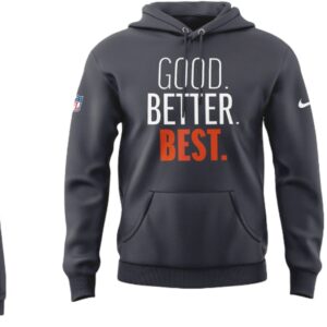 Chicago Bears Good Better Best NFC North Division Hoodie