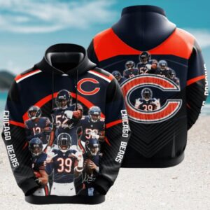 Chicago Bears Players NFL Fan Hoodie Chicago Bears Players NFL Fan Hoodie