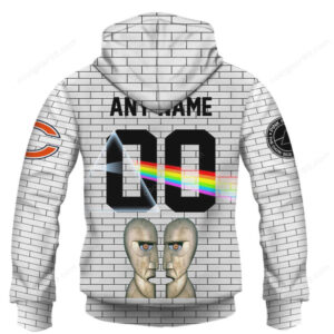Chicago Bears x Pink Floyd Dark Side of the Bear Hoodie Chicago Bears x Pink Floyd Dark Side of the Bear Hoodie