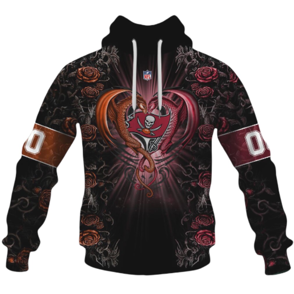 Custom Buccaneers Legacy NFL Football Fan Hoodie Custom Buccaneers Legacy NFL Football Fan Hoodie