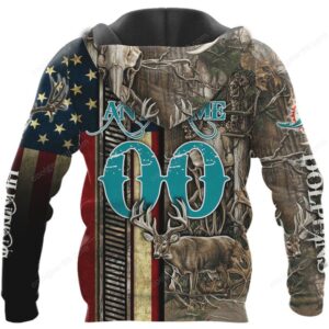 Custom Miami Dolphins Deer Hunting Camo Hoodies and Long Sleeve Shirt
