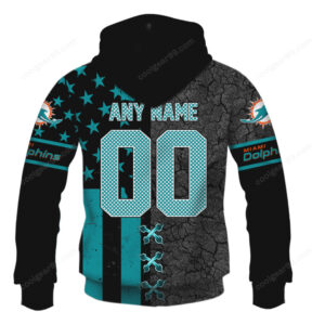 Customizable Miami Dolphins Any Name & Number Hoodie Customizable Miami Dolphins Any Name & Number Hoodie