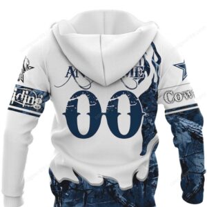 Dallas Cowboys Bull Riding 3D Hoodie