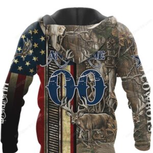 Dallas Cowboys Camouflage Hunting Gear Hoodie