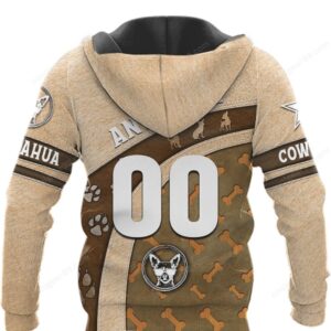 Dallas Cowboys Chihuahua Cowboy Spirit Hoddie