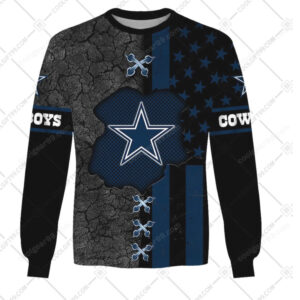 Dallas Cowboys Cracked Texture T Shirt