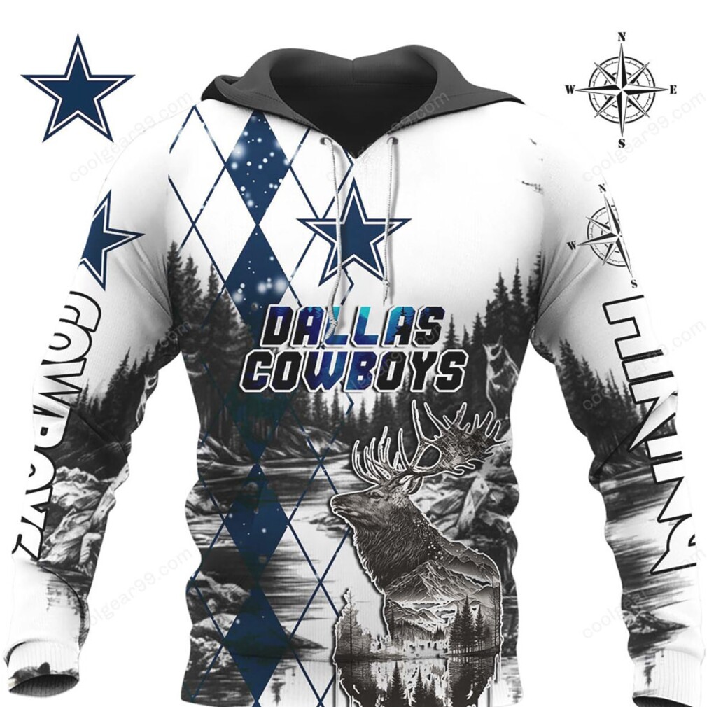 Dallas Cowboys Deer Antler Graphic T Shirt Dallas Cowboys Deer Antler Graphic T Shirt