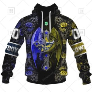 Dallas Cowboys Dragon Design All Over Print Hoddie Dallas Cowboys Dragon Design All Over Print Hoddie