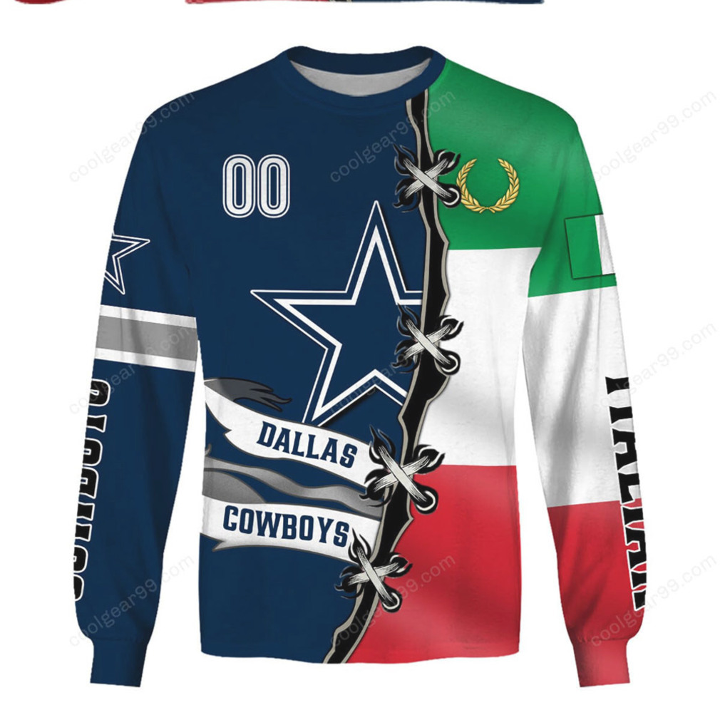Dallas Cowboys Italian Crossover Hoodie Dallas Cowboys Italian Crossover Hoodie