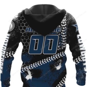 Dallas Cowboys Motocross, Dirt Bike Rider Graphic Hoddie