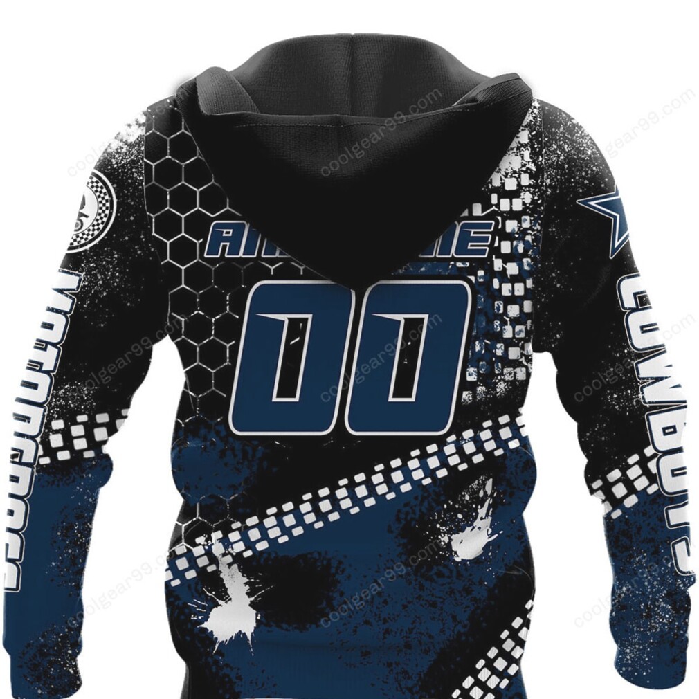Dallas Cowboys Motocross, Dirt Bike Rider Graphic Hoddie Dallas Cowboys Motocross, Dirt Bike Rider Graphic Hoddie