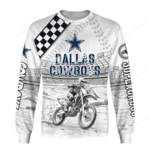 Dallas Cowboys Motocross Graphic Hoddie