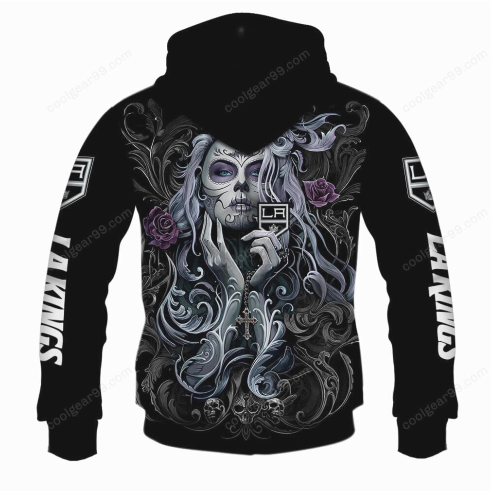 Day of the Dead LA Kings Apparel Long Sleeve Shirt & Hoodie Day of the Dead LA Kings Apparel Long Sleeve Shirt & Hoodie