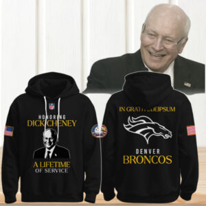 Denver Broncos Dick Cheney Tribute Collection Hoodie