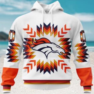 Denver Broncos Native American Inspired Hoodie Denver Broncos Native American Inspired Hoodie