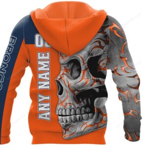 Denver Broncos Skull Graphic Performance Hoodie