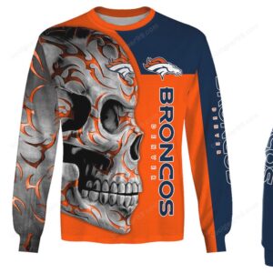 Denver Broncos Skull Graphic Performance Hoodie